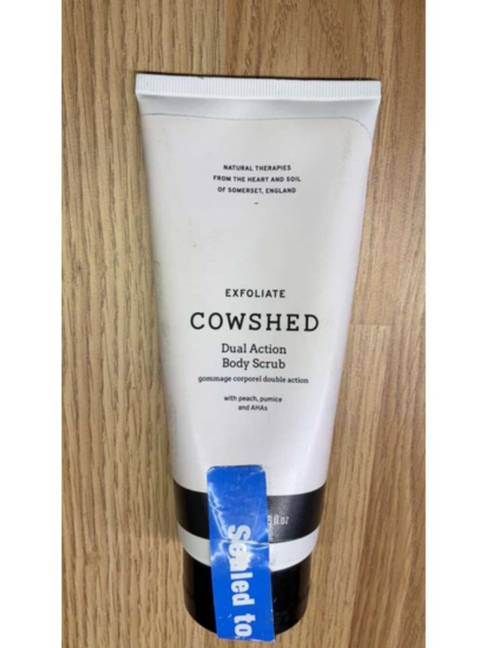 Cowshed Exfoliate Dual Action Body Scrub Peach Pumice & AHAs 6.8 fl oz